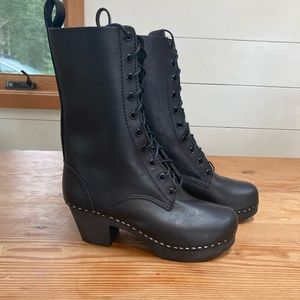 EUC Rare Swedish Hasbeens Tall Lillian Boots 36